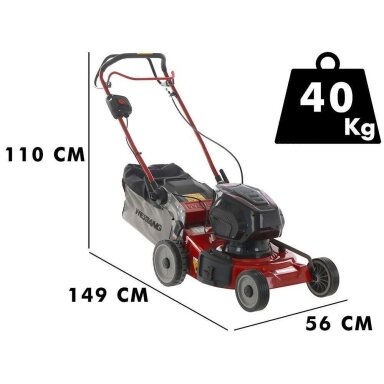 Akumuliatorinė vejapjovė WEIBANG WB502SE3 120V