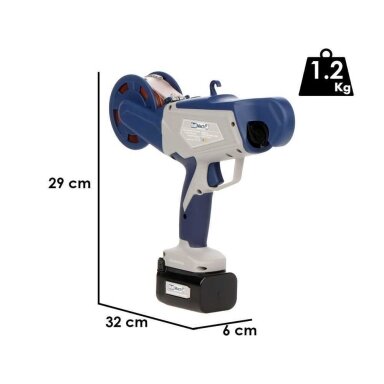 Akumuliatorinis augalų rišimo įrankis Bullmach Arianna 60-40 16.4V-2x2Ah