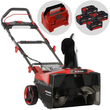 Akumuliatorinis sniego pūstuvas Einhell GP-ST 36/53 Li E BL 36V – 4x 18V 4Ah