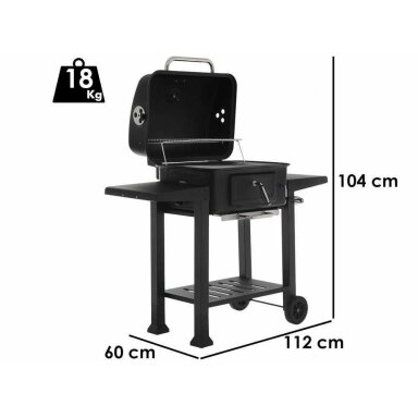 Anglių kepsninė Royal Food CB 2450