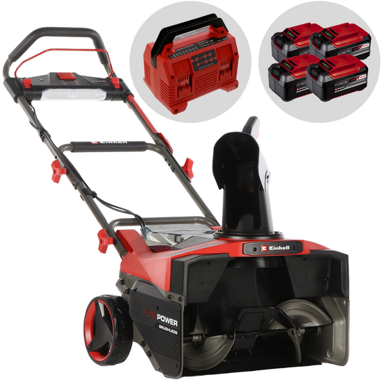 Akumuliatorinis sniego pūstuvas Einhell GP-ST 36/53 Li E BL 36V – 4x 18V 5.2Ah Akumuliatorinis sniego pūstuvas Einhell GP-ST 36/53 Li E BL 36V – 4x 18V 5.2Ah