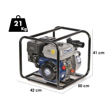 Benzininis vandens siurblys BullMach LYMPHIA 50
