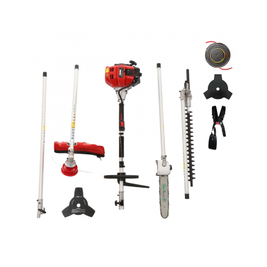 Daugiafunkcinė benzininė krūmapjovė GeoTech GT-2 43 L Set