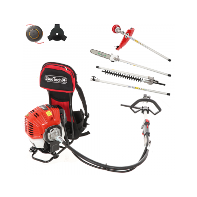 Daugiafunkcinė benzininė krūmapjovė GeoTech GT-2 52 BP Set