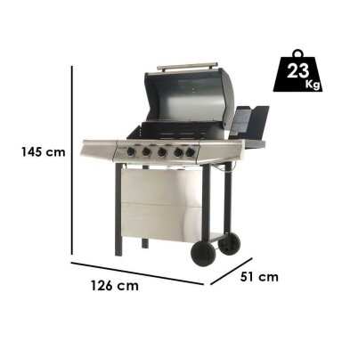 Dujinė kepsninė Royal Food RF-GB SS 4+1