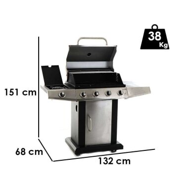 Dujinė kepsninė Royal Food RF-GB SS Luxury 4+1