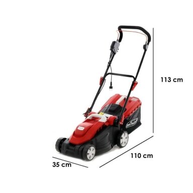 Elektrinė vejapjovė GeoTech TTD 360 B 1500W