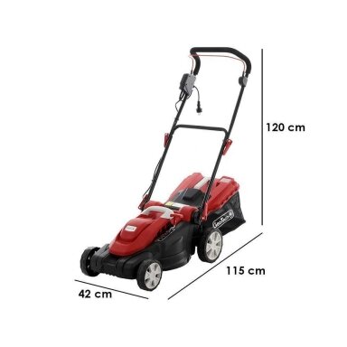 Elektrinė vejapjovė GeoTech TTD 380 B-MW 1600W
