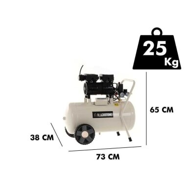 Elektrinis oro kompresorius BlackStone SBC 50-10 silence 50L-8bar