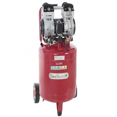 Elektrinis oro kompresorius GeoTech S-AC50V-10-15C Silence 50L-10bar