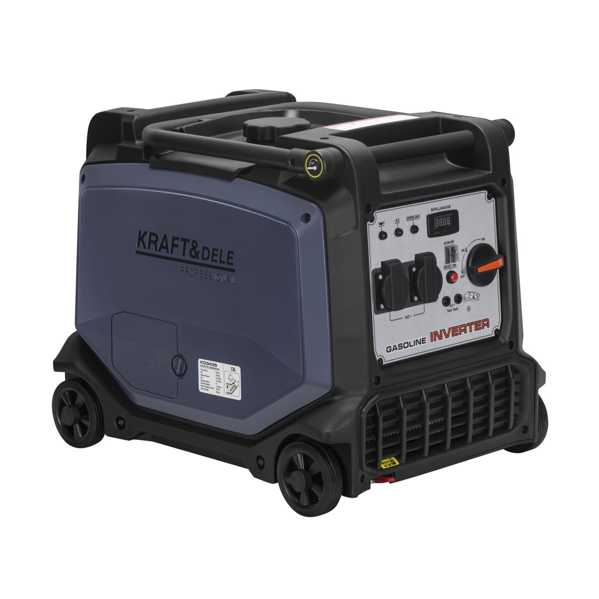 Inverterinis elektros generatorius KRAFT&DELE KD3435 4kW