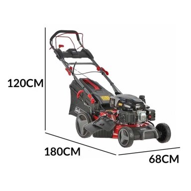 Savaeigė benzininė vejapjovė Geotech PRO S51-200 BMSGW ES 4in1 Savaeigė benzininė vejapjovė Geotech PRO S51-200 BMSGW ES 4in1
