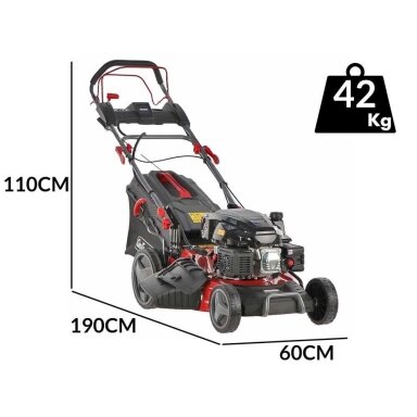Savaeigė benzininė vejapjovė Geotech PRO S53-225 BMSGW ES 4in1 Savaeigė benzininė vejapjovė Geotech PRO S53-225 BMSGW ES 4in1