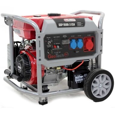 Trifazis elektros generatorius GeoTech Pro GGP 9500-3 ESA 7,5 kW