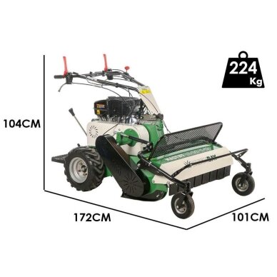 Žoliapjovė su mulčiavimo funkcija GreenBay MASTIFF 86-150 W-ES Loncin G420FD
