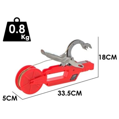 Akumuliatorinis augalų rišimo įrankis GeoTech TM-EL03 7.2V – 2Ah