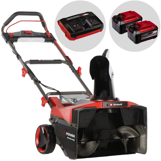 Akumuliatorinis sniego pūstuvas Einhell GP-ST 36/53 Li E BL 36V – 2x 18V 5.2Ah