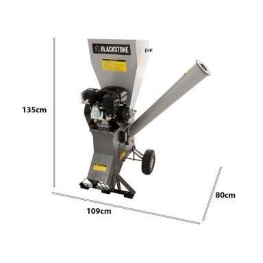 Benzininis sodo smulkintuvas Blackstone CSB70B Briggs&Stratton