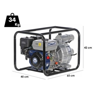 Benzininis vandens siurblys BullMach NERINA 80 nešvariam vandeniui