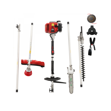 Daugiafunkcinė benzininė krūmapjovė GeoTech GT-2 33 L Set