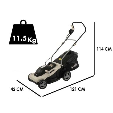 Elektrinė vejapjovė BlackStone B-ELM 38 1800W – 38 cm