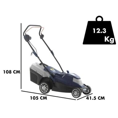 Elektrinė vejapjovė BullMach PELEO 1600 M 1600W