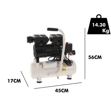 Elektrinis oro kompresorius BlackStone SBC 09-07 silence 8L-8bar