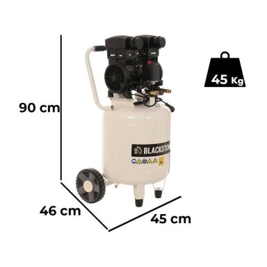 Elektrinis oro kompresorius Blackstone V-SBC50-15 Silence 50L-10bar