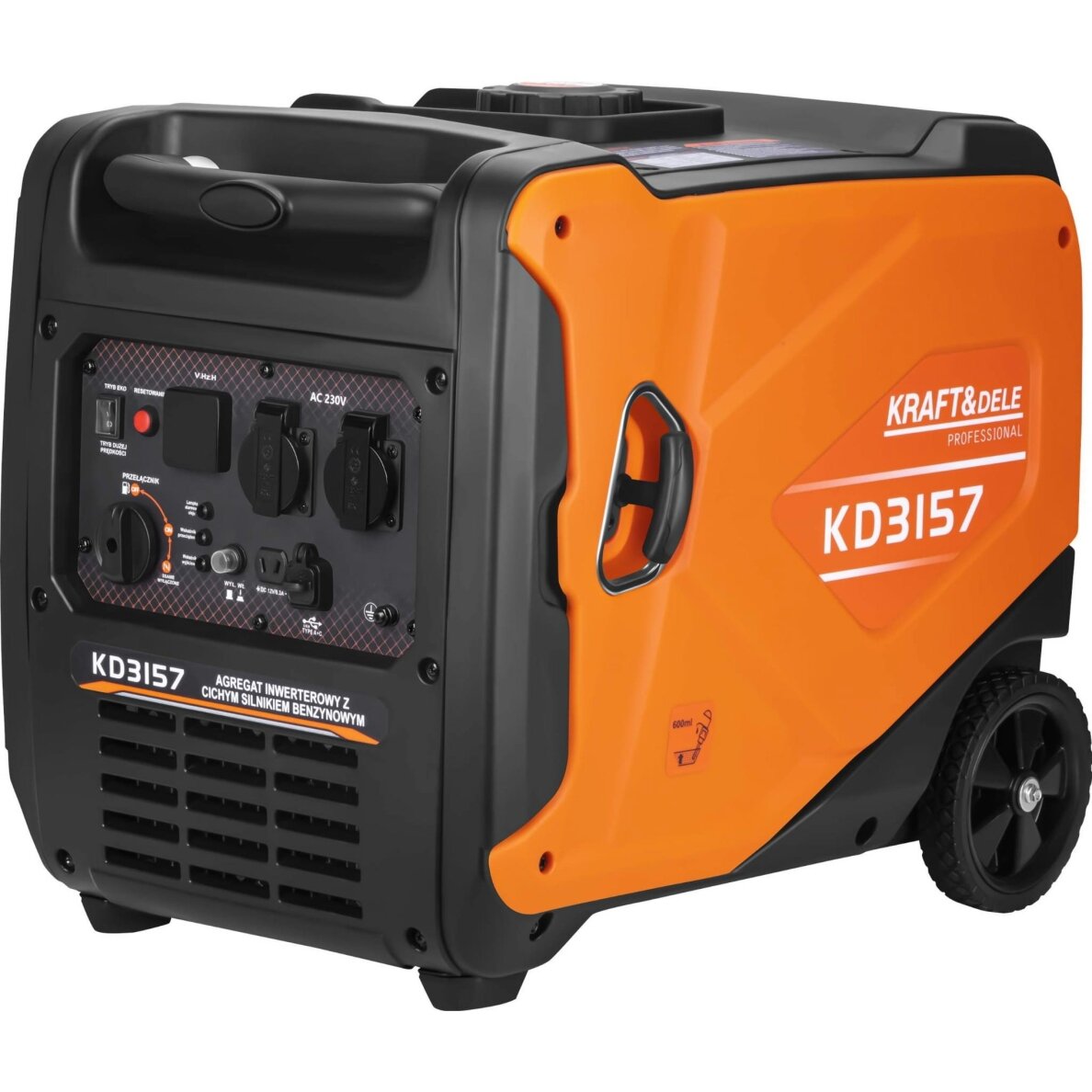Inverterinis elektros generatorius KRAFT&DELE KD3157 4,5kW 230V