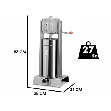 Profesionali rankinė dešrų įdaro mašina Tre Spade F22500/L MOD. 15/V DELUXE