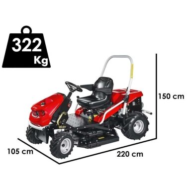 Profesionalus visureigis sodo traktorius Efco Tuareg 92 PRO 2WD