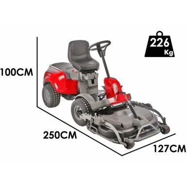 Rider vejos traktoriukas Castelgarden XK4 160 HD AWD 95cm
