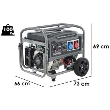 Trifazis elektros generatorius BlackStone BG 11050-FullPower ES 7.5kW