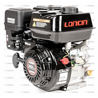Variklis Loncin G210FA-R horizontalus velenas, kurio tipas R 19.05 mm