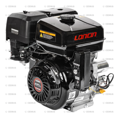 Variklis Loncin G420FD-A horizontalus velenas A 25 mm el.