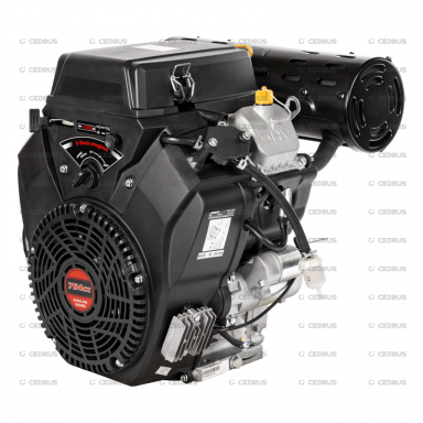 Variklis Loncin LC2V80FD-A Twin horizontalus velenas A tipo dia. 25,4 mm