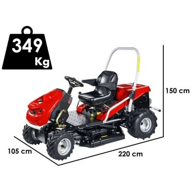 Visureigis sodo traktorius Efco Tuareg 92 PRO 4WD K