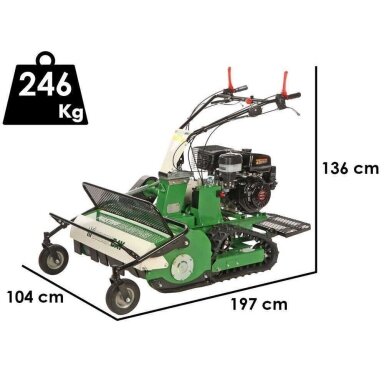 Žoliapjovė su mulčiavimo funkcija GreenBay MASTIFF 86-150 T-ES Loncin G420FD